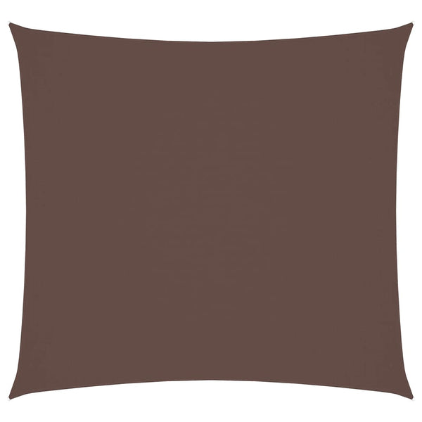 Sonnensegel Oxford-Gewebe Quadratisch 3,6x3,6 m Braun