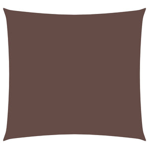 vidaXL Voile d'ombrage en tissu Oxford Carré 4x4 m Marron