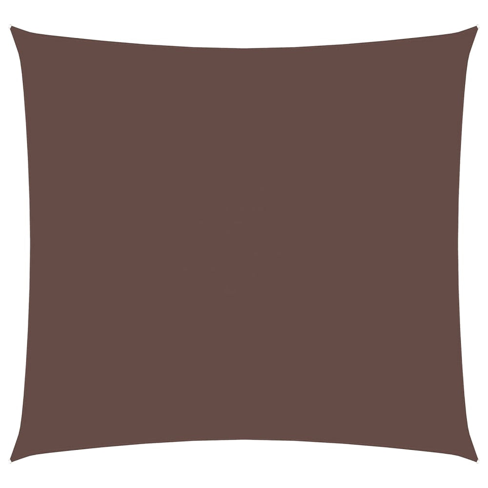 vidaXL Voile d'ombrage Tissu Oxford Carré 4,5x4,5 m Marron