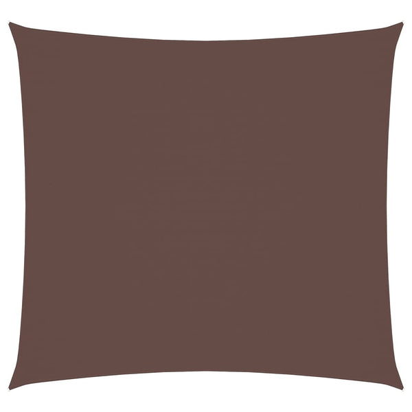 Sonnensegel Oxford-Gewebe Quadratisch 5x5 m Braun