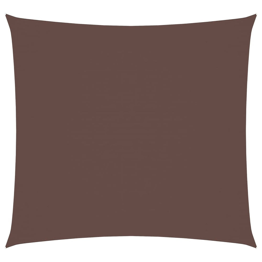 Sonnensegel Oxford-Gewebe Quadratisch 7x7 m Braun