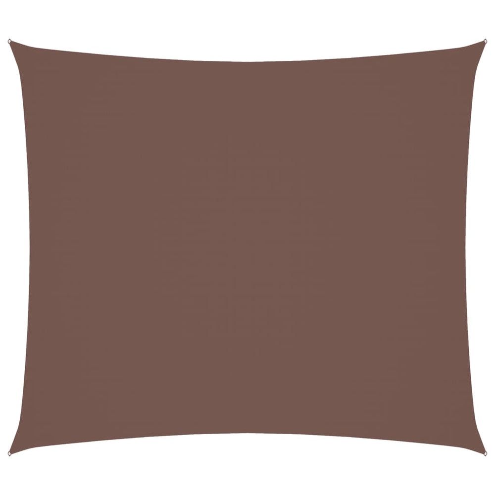 Sonnensegel Oxford-Gewebe Rechteckig 2x2,5 m Braun