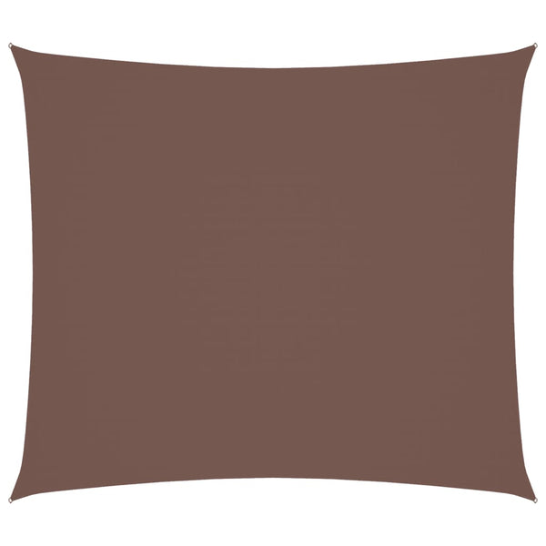 Sonnensegel Oxford-Gewebe Rechteckig 2x2,5 m Braun