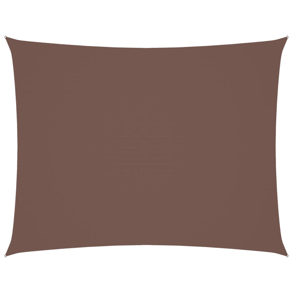 Sonnensegel Oxford-Gewebe Rechteckig 2x3 m Braun