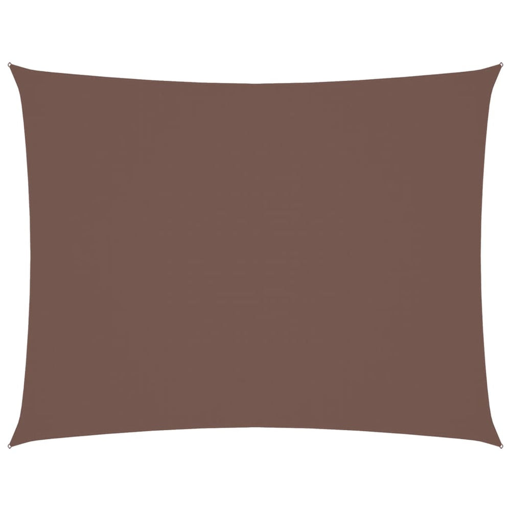 Sonnensegel Oxford-Gewebe Rechteckig 2x3,5 m Braun
