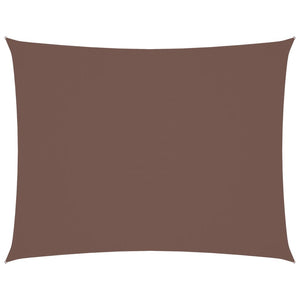 Sonnensegel Oxford-Gewebe Rechteckig 2x3,5 m Braun