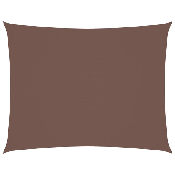 Sonnensegel Oxford-Gewebe Rechteckig 2x3,5 m Braun