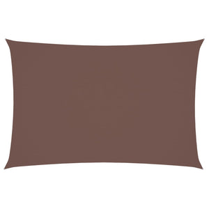 Sonnensegel Oxford-Gewebe Rechteckig 2x4 m Braun