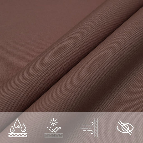 Sonnensegel Oxford-Gewebe Rechteckig 2x4 m Braun