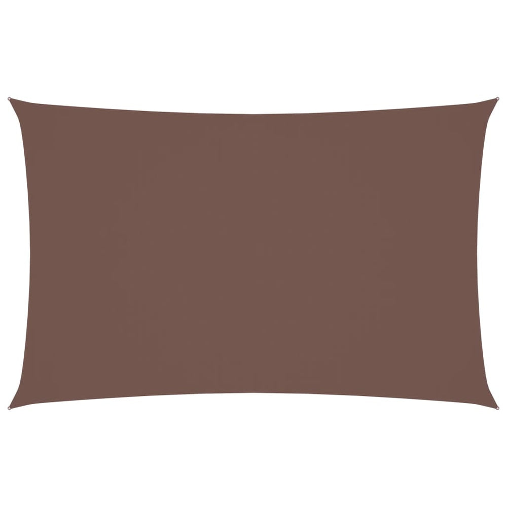 Sonnensegel Oxford-Gewebe Rechteckig 2x4,5 m Braun
