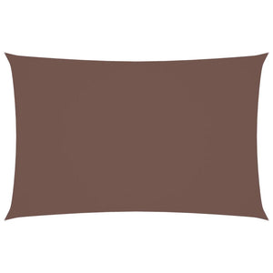 Sonnensegel Oxford-Gewebe Rechteckig 2x4,5 m Braun