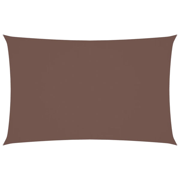 Sonnensegel Oxford-Gewebe Rechteckig 2x4,5 m Braun