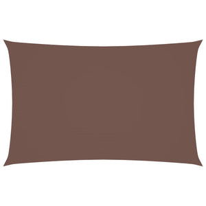 Sonnensegel Oxford-Gewebe Rechteckig 2x5 m Braun