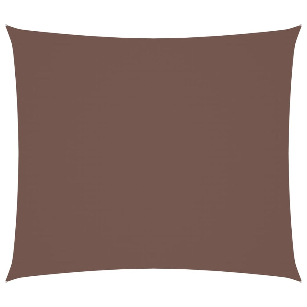 Sonnensegel Oxford-Gewebe Rechteckig 2,5x3 m Braun