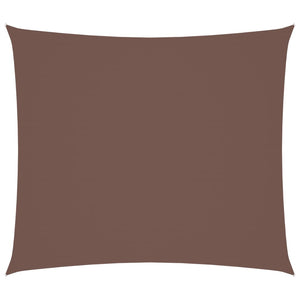 Sonnensegel Oxford-Gewebe Rechteckig 2,5x3 m Braun