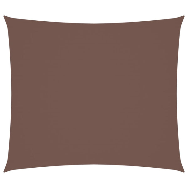 Sonnensegel Oxford-Gewebe Rechteckig 2,5x3 m Braun