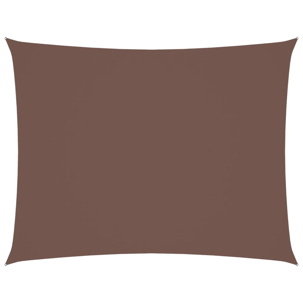 Sonnensegel Oxford-Gewebe Rechteckig 2,5x3,5 m Braun