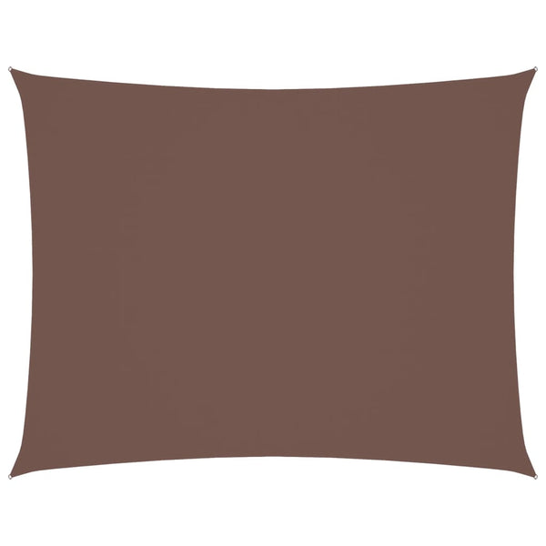 Sonnensegel Oxford-Gewebe Rechteckig 2,5x3,5 m Braun