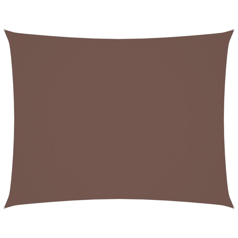 Sonnensegel Oxford-Gewebe Rechteckig 2,5x4 m Braun