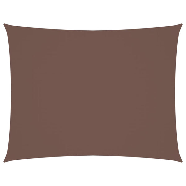 Sonnensegel Oxford-Gewebe Rechteckig 2,5x4 m Braun