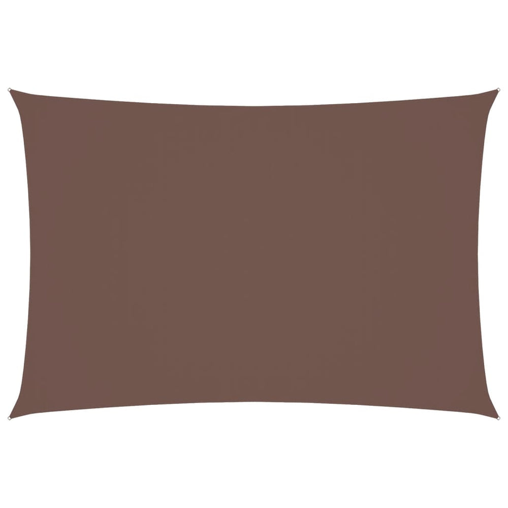 Sonnensegel Oxford-Gewebe Rechteckig 2,5x4,5 m Braun