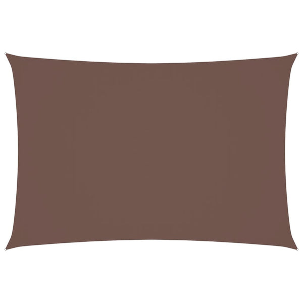 Sonnensegel Oxford-Gewebe Rechteckig 2,5x4,5 m Braun