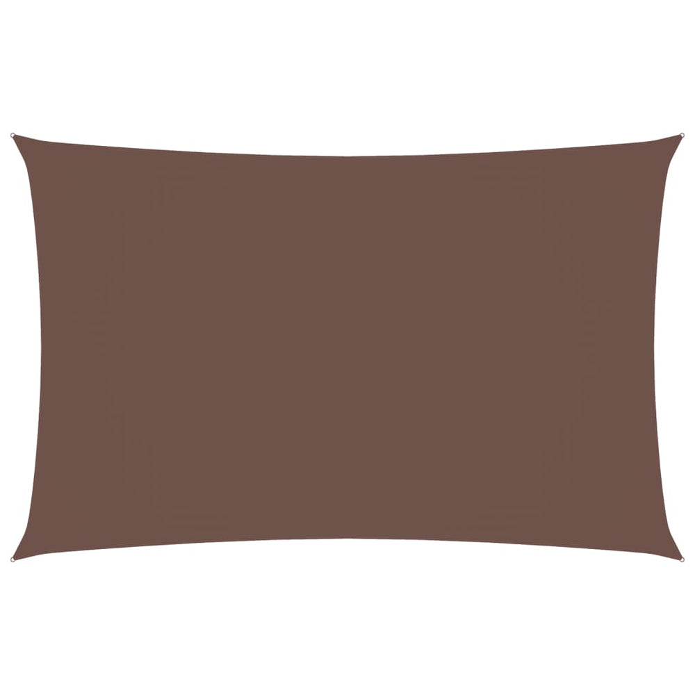 Sonnensegel Oxford-Gewebe Rechteckig 2,5x5 m Braun