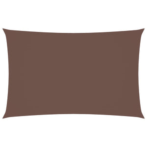 Sonnensegel Oxford-Gewebe Rechteckig 2,5x5 m Braun