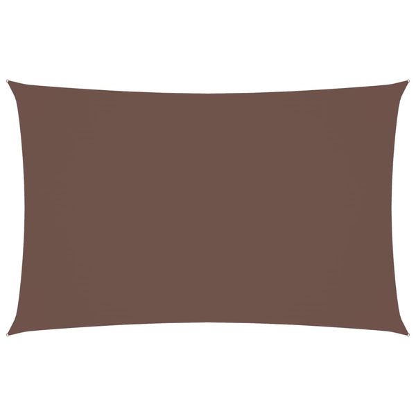 Sonnensegel Oxford-Gewebe Rechteckig 2,5x5 m Braun