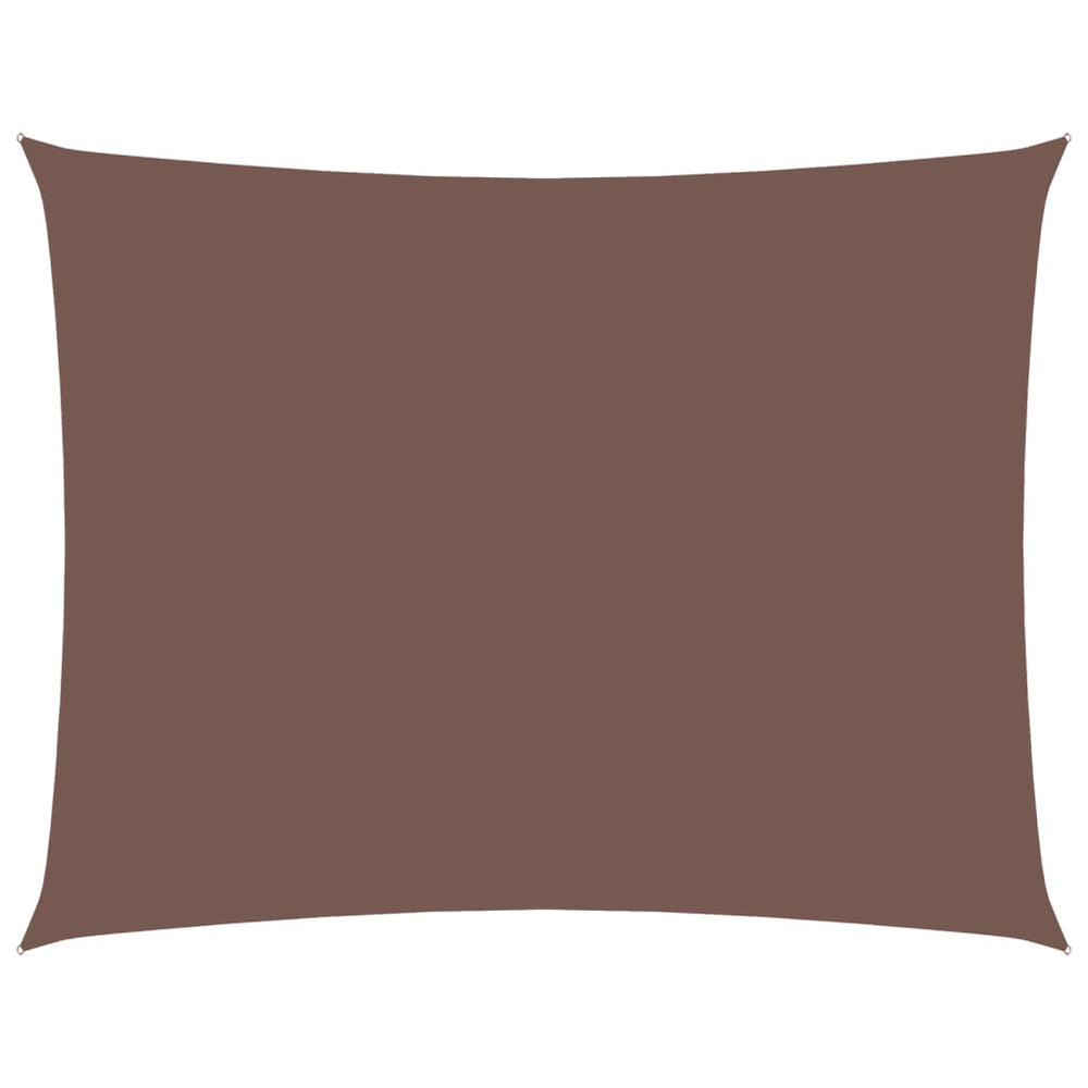 Sonnensegel Oxford-Gewebe Rechteckig 3x4,5 m Braun