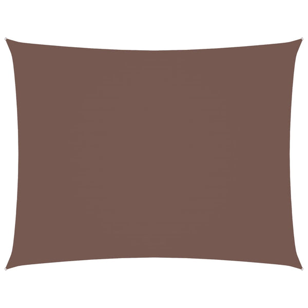 Sonnensegel Oxford-Gewebe Rechteckig 3x4,5 m Braun