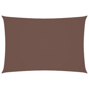 Sonnensegel Oxford-Gewebe Rechteckig 3x5 m Braun