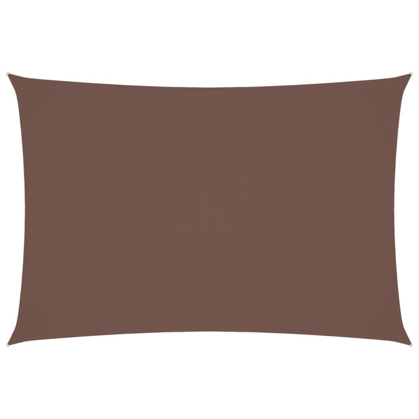 Sonnensegel Oxford-Gewebe Rechteckig 3x5 m Braun