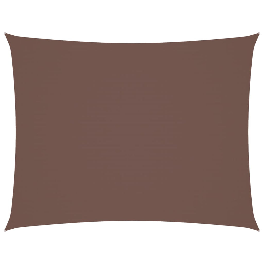 Sonnensegel Oxford-Gewebe Rechteckig 3x6 m Braun