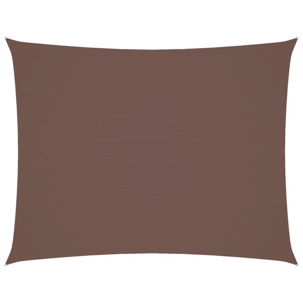 Sonnensegel Oxford-Gewebe Rechteckig 3x6 m Braun