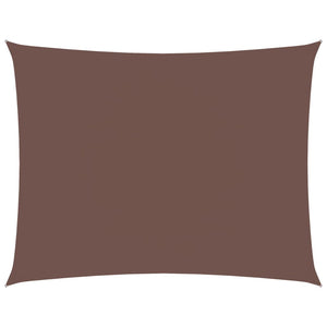 Sonnensegel Oxford-Gewebe Rechteckig 3,5x4,5 m Braun