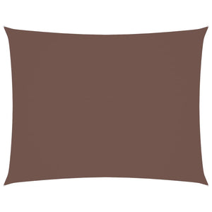 Sonnensegel Oxford-Gewebe Rechteckig 3,5x5 m Braun
