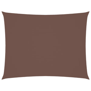 Sonnensegel Oxford-Gewebe Rechteckig 5x6 m Braun