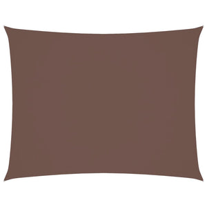 Sonnensegel Oxford-Gewebe Rechteckig 5x7 m Braun