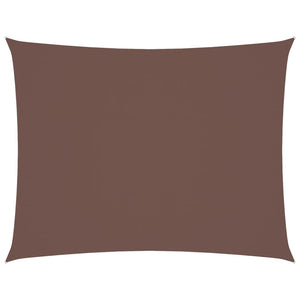 Sonnensegel Oxford-Gewebe Rechteckig 6x8 m Braun