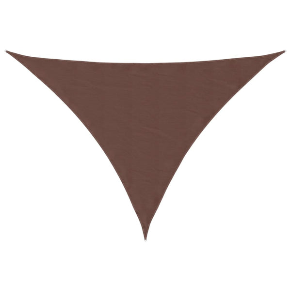 Sonnensegel Oxford-Gewebe Dreieckig 2,5x2,5x3,5 m Braun