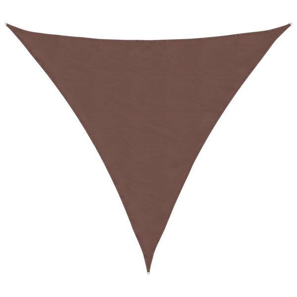 Sonnensegel Oxford-Gewebe Dreieckig 5x5x5 m Braun