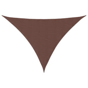 Sonnensegel Oxford-Gewebe Dreieckig 5x5x6 m Braun