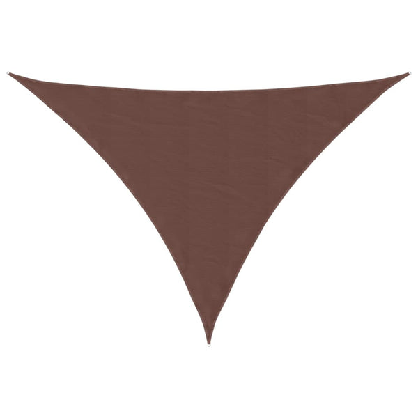 Sonnensegel Oxford-Gewebe Dreieckig 5x5x6 m Braun