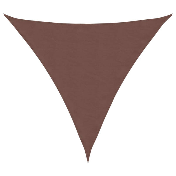 Sonnensegel Oxford-Gewebe Dreieckig 6x6x6 m Braun