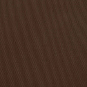 vidaXL Voile d'ombrage en tissu Oxford Trapézoïdal 2/4x3 m Marron