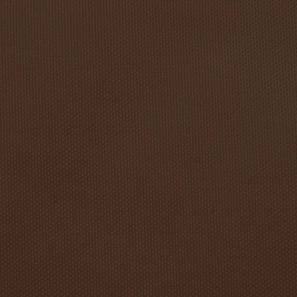 vidaXL Voile d'ombrage en tissu Oxford Trapézoïdal 2/4x3 m Marron