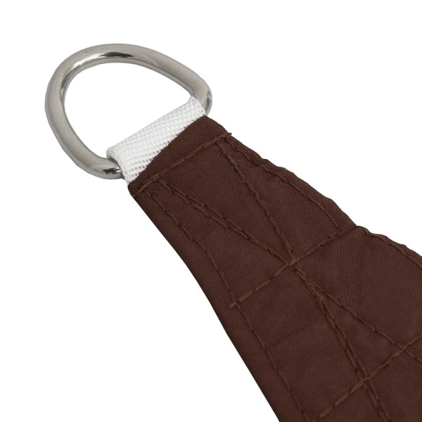 vidaXL Voile d'ombrage en tissu Oxford Trapézoïdal 2/4x3 m Marron