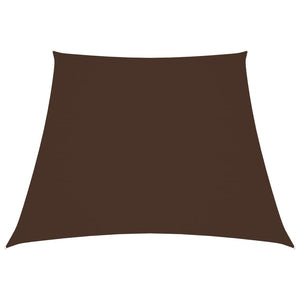 Sonnensegel Oxford-Gewebe Trapezförmig 3/5x4 m Braun