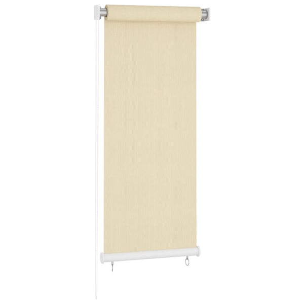Außenrollo Creme 60x140 cm HDPE